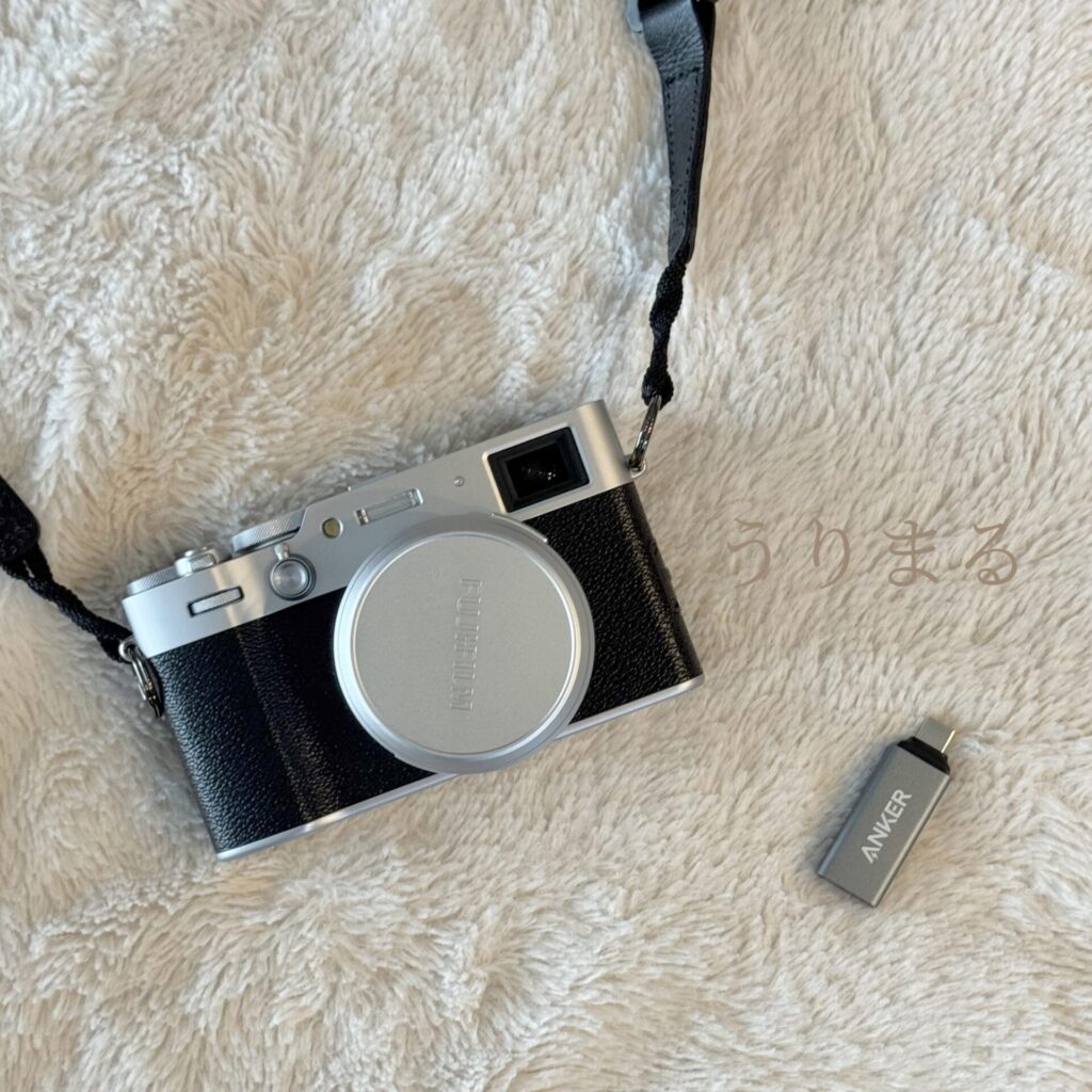Anker USB-C 2-in-1 カードリーダー FUJIFILM X100VI カメラ 一眼 レフ ミラーレス フイルム