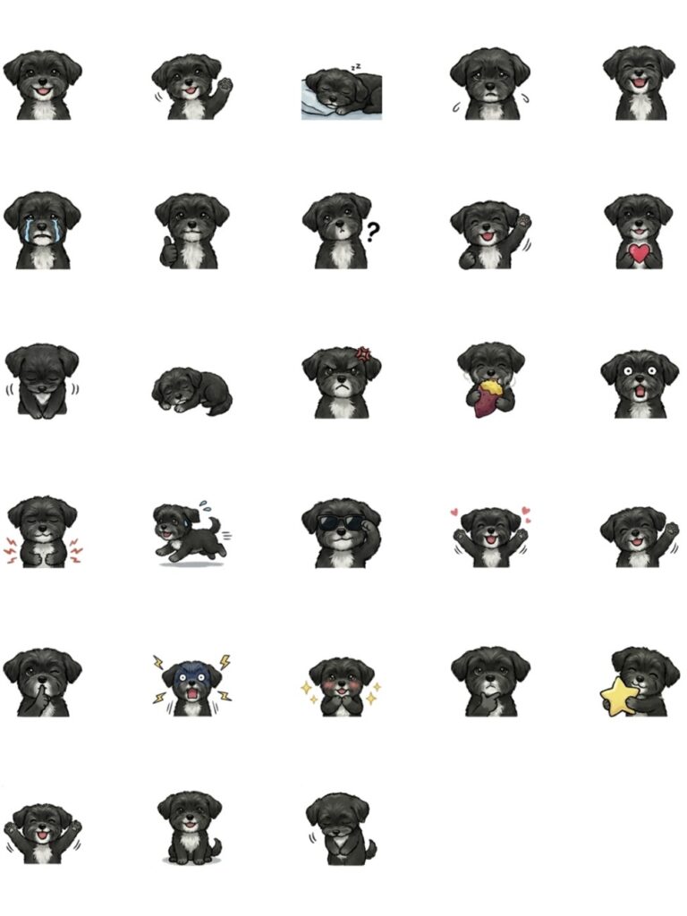 生成AI Gemini LINE 絵文字 うちの子 グッズ ハンドメイド 初心者