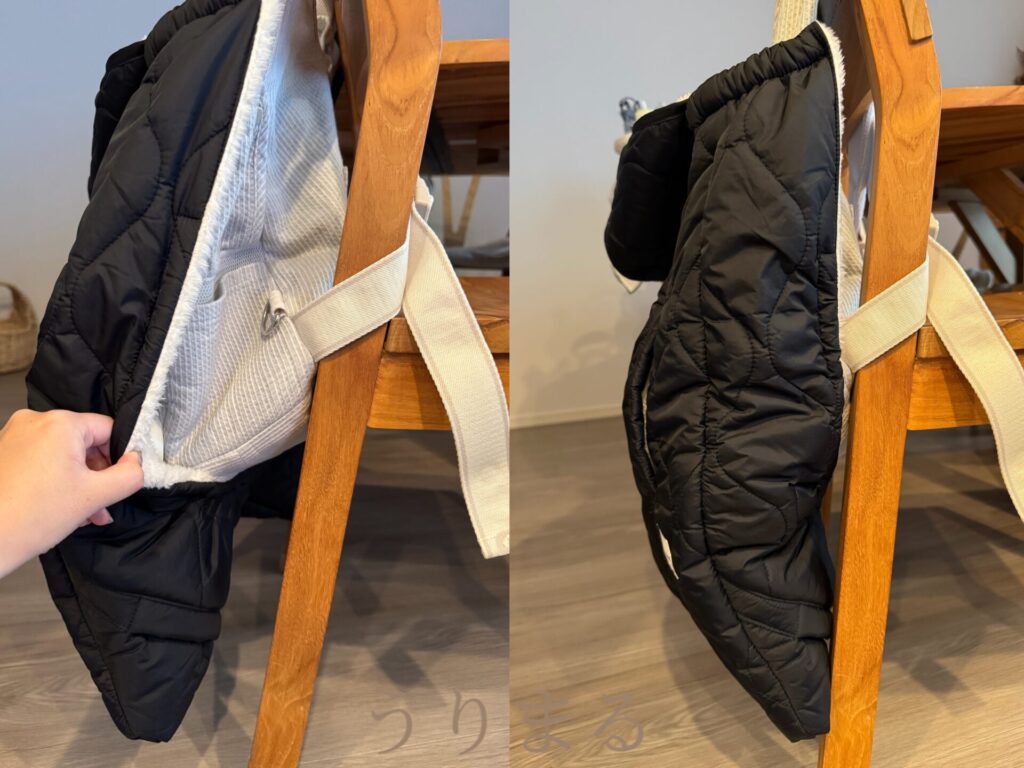 犬 防寒 冬 ケープ 抱っこ紐 スリング colulu